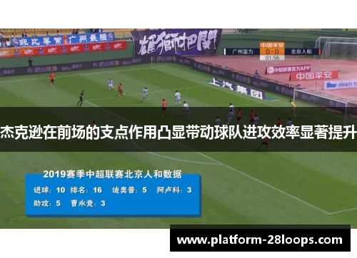 杰克逊在前场的支点作用凸显带动球队进攻效率显著提升