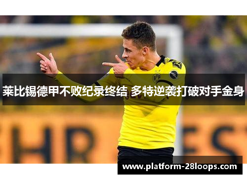 莱比锡德甲不败纪录终结 多特逆袭打破对手金身